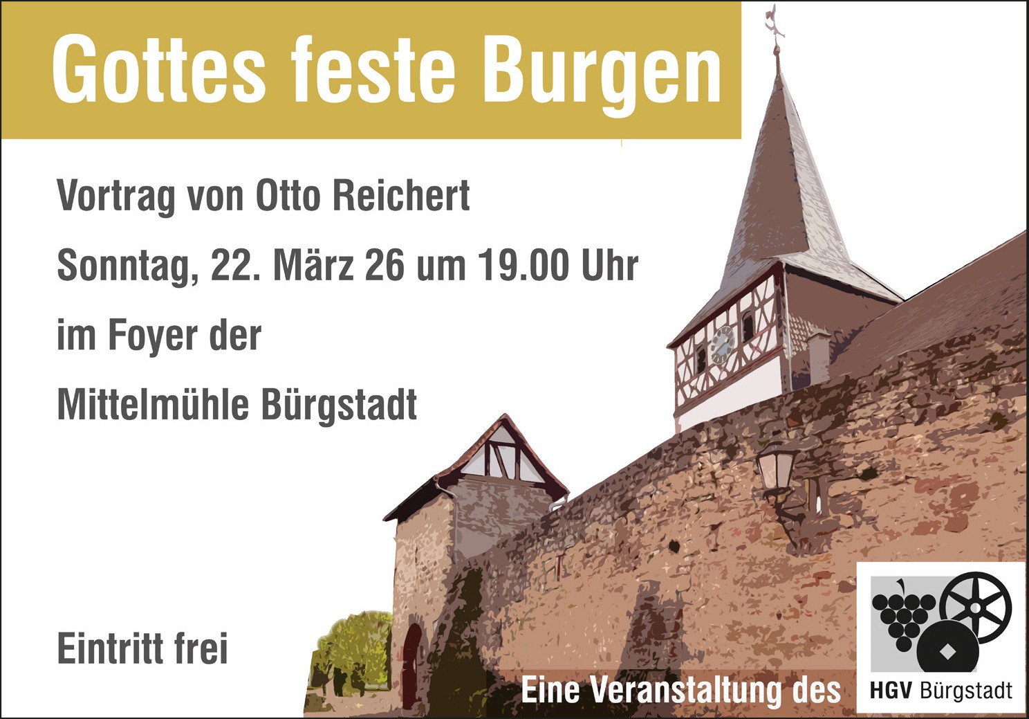 Vortrag \"Gottes feste Burgen\"
